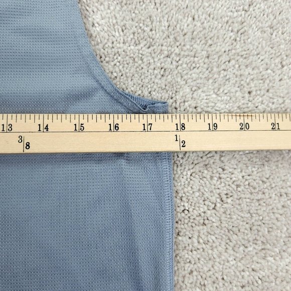 Under Armour Shirt Womens Small Gray Stretch Sleeveless Fitted V-Neck HeatGear - Picture 6 of 8